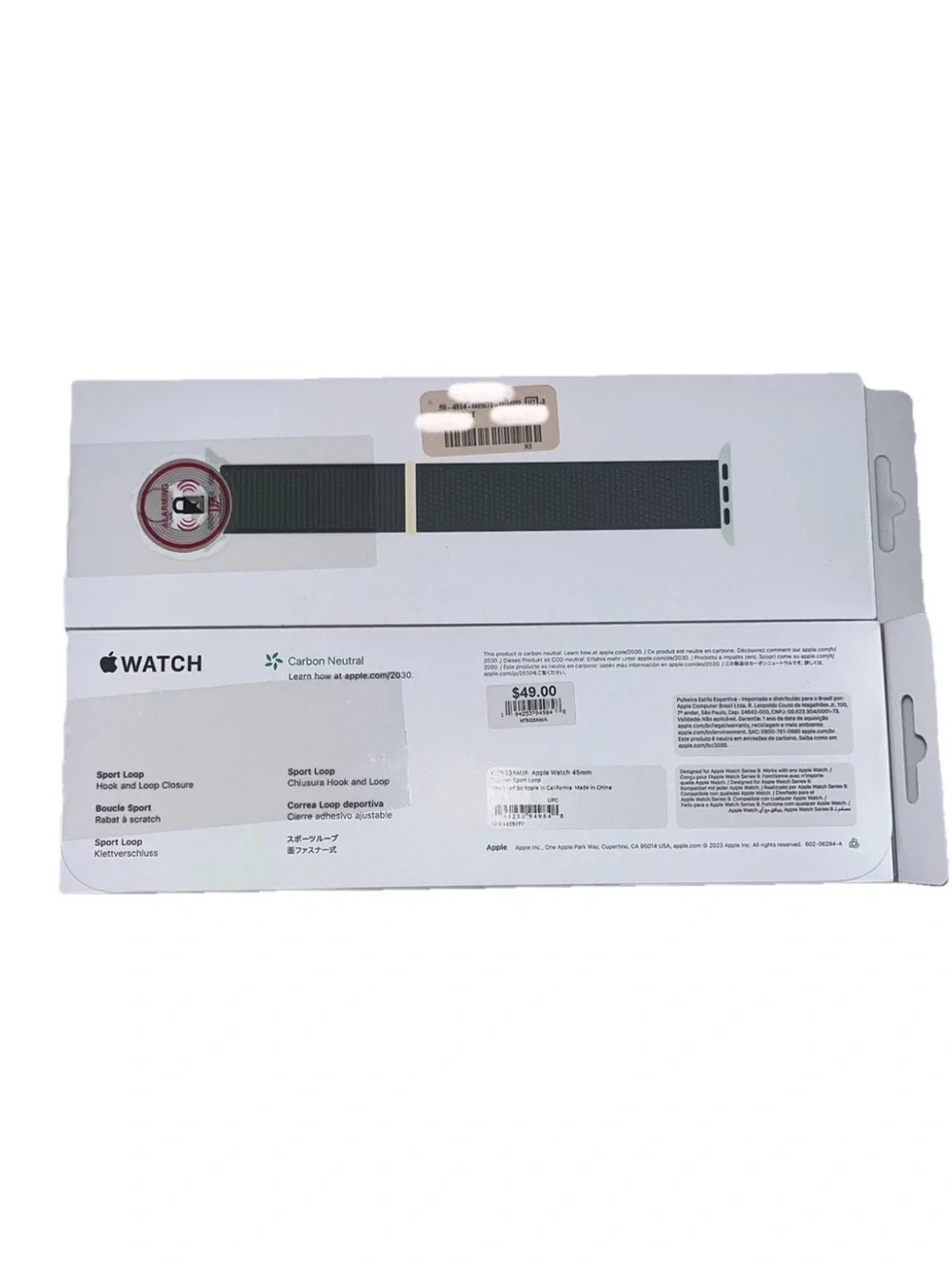APPLE WATCH CYPRESS SPORT LOOP GENUINE BRAND NEW SIZE FITS MOST 45 MM